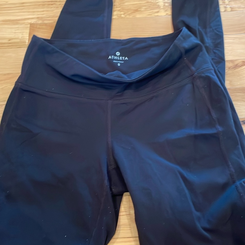 -Athleta soft black leggings Size Small